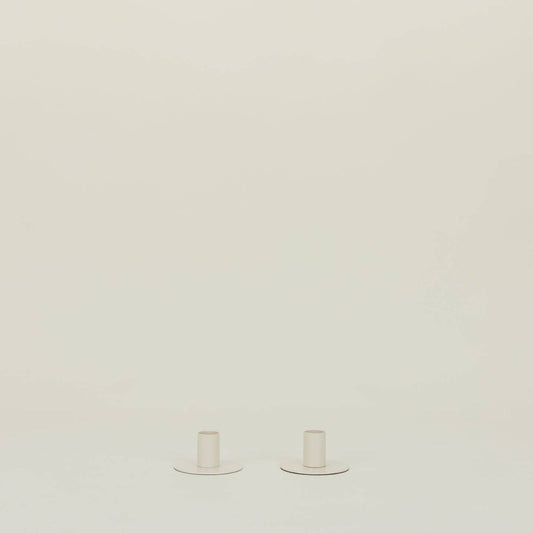 Hawkins New York Essential Metal Candle Holders: Ivory