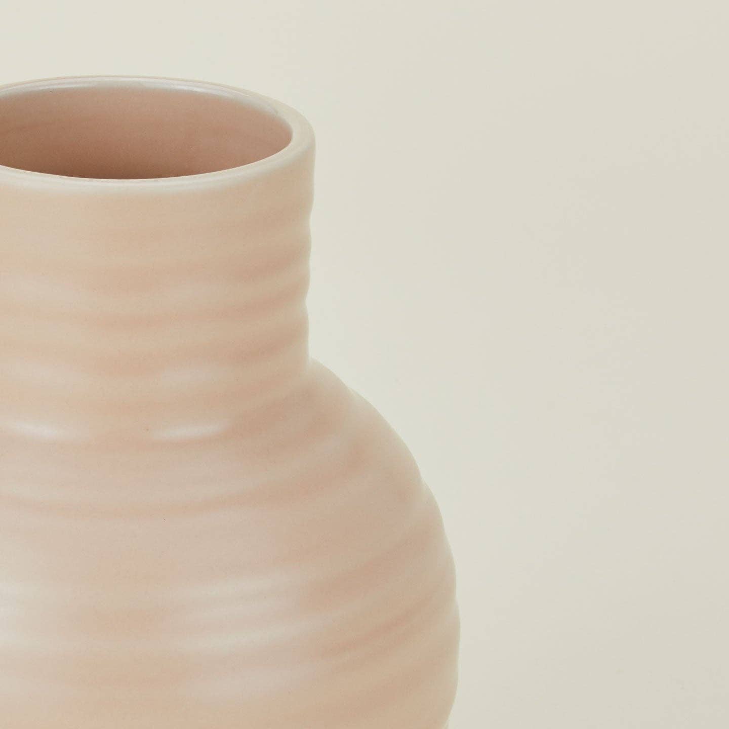 Essential Ceramic Vase: Blush