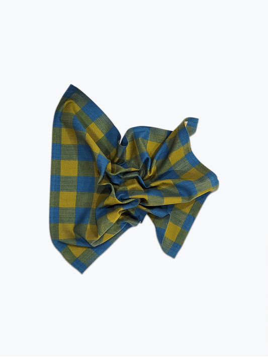 Big Gingham Napkin Pair - Lake