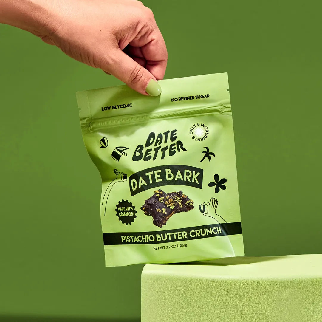Date Better x Pistakio Pistachio Date Bark