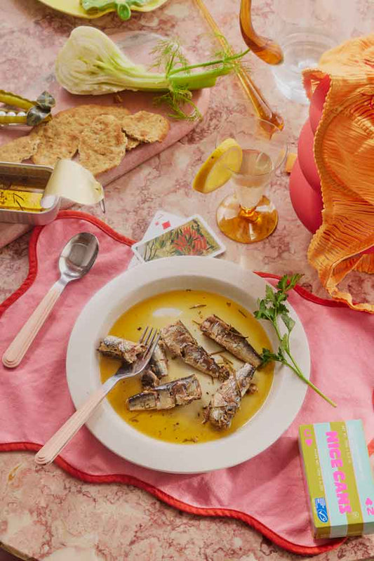 Nice Cans Sardines with Wild Rosemary & Fennel