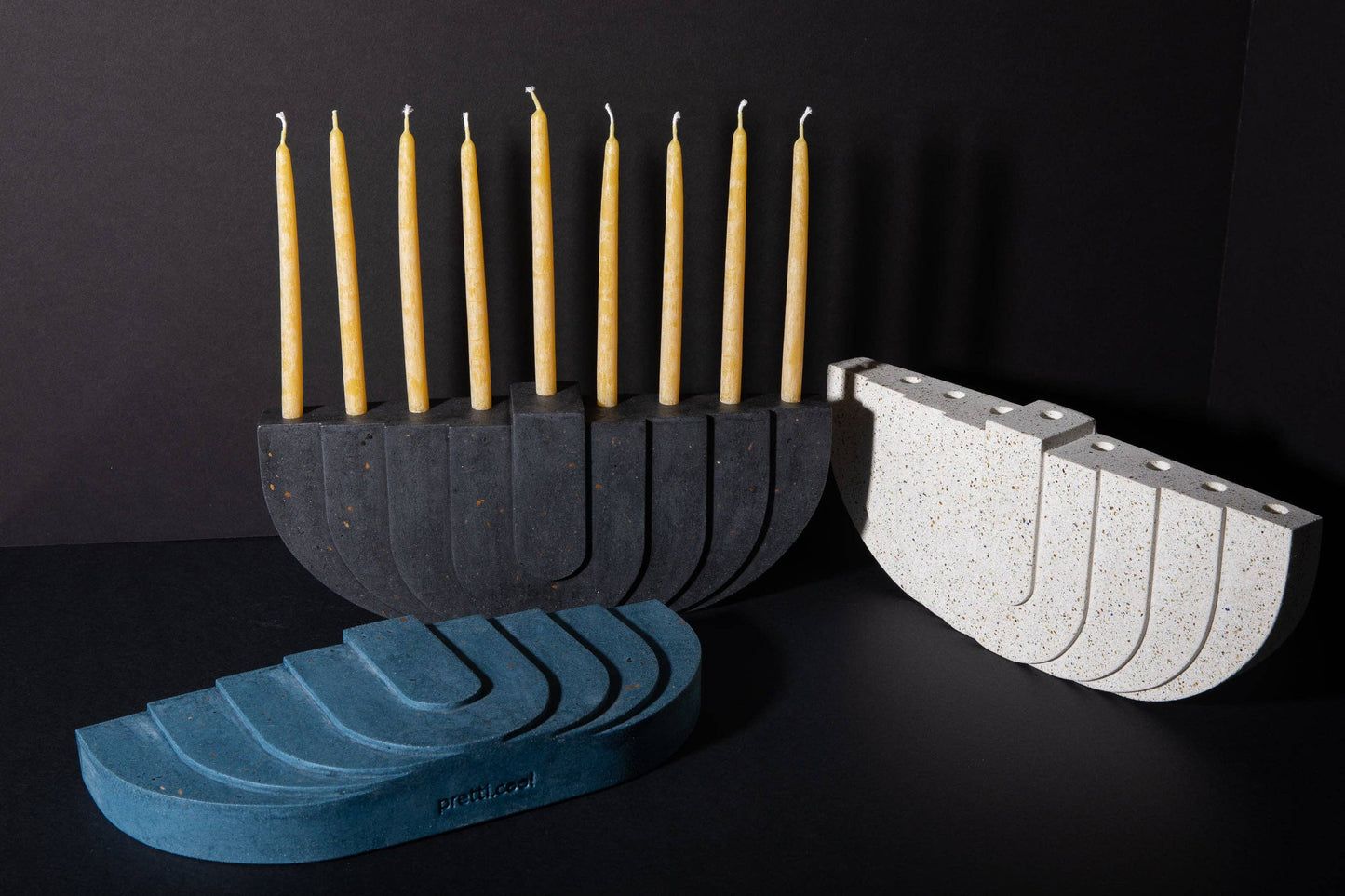 Menorah | Cobalt Terrazzo
