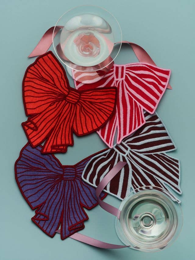 Bows Cocktail Napkins - Set of 4