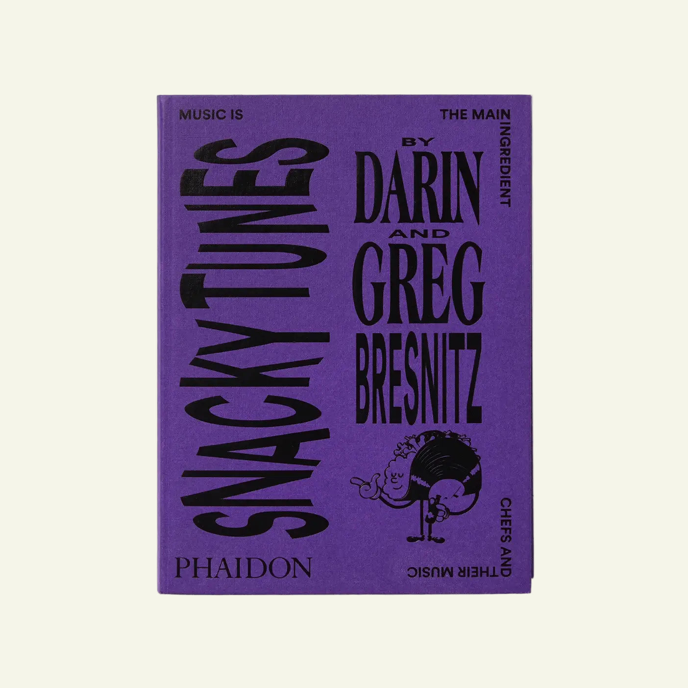 Purple book cover with black text and a logo on a white background