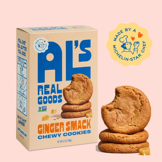 AL's Real Goods Chewy Ginger Smack Cookies