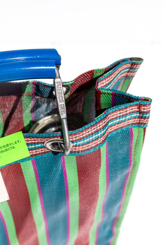 Striped Bag: Red & Blue