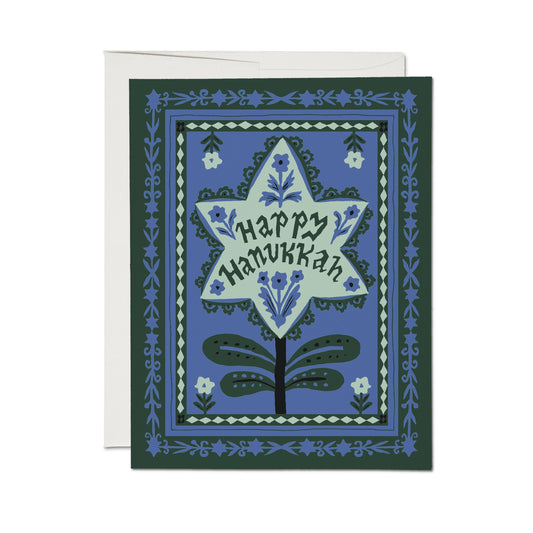 Hanukkah Stamp greeting card: Single