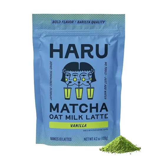 Haru Vanilla Matcha Oat Milk Latte Mix