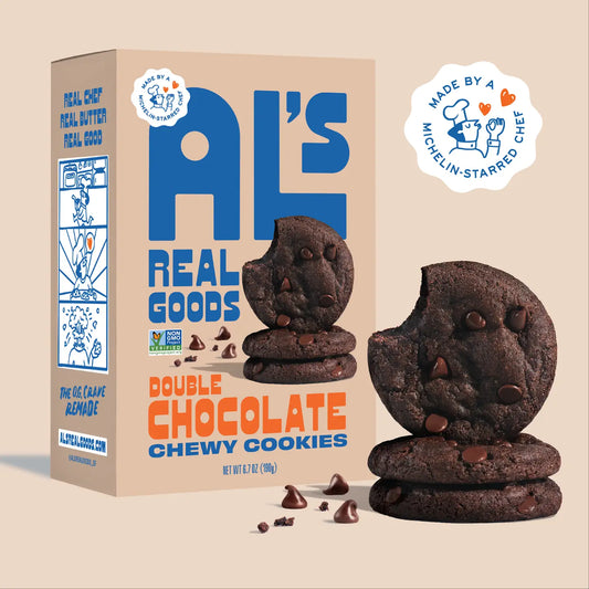 AL's Real Goods Double Chocolate Chewy Cookies