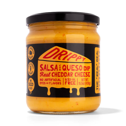 Drippy Dip Salsa con Queso Cheese Dip