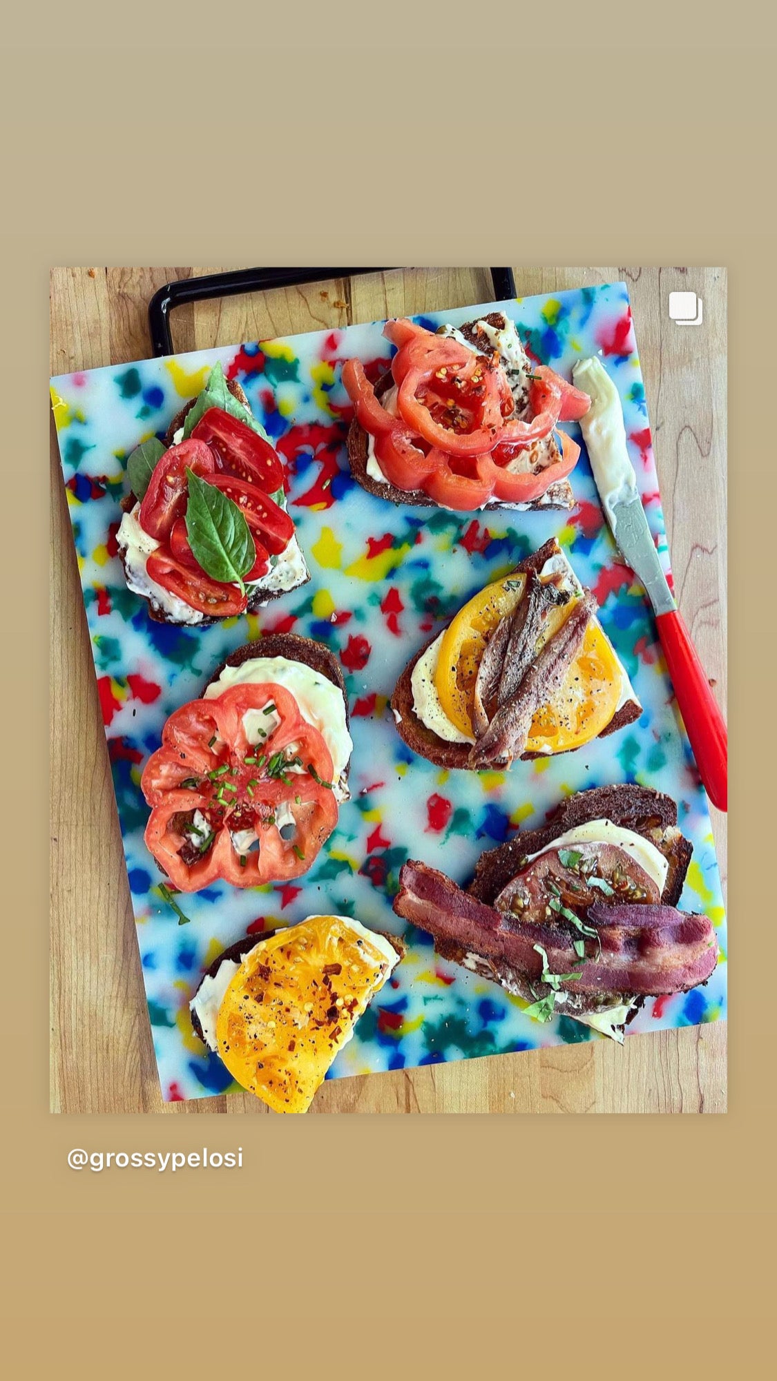 Large Cutting Board - Multi Confetti