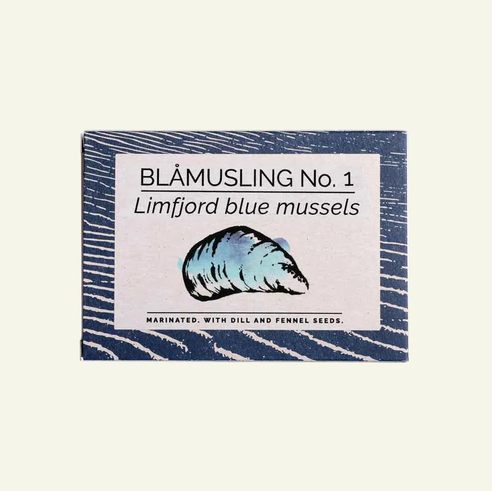 Fangst Blåmusling No. 1 Limfjord Blue Mussels Marinated with Dill & Fennel Seeds