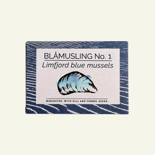 Fangst Blåmusling No. 1 Limfjord Blue Mussels Marinated with Dill & Fennel Seeds