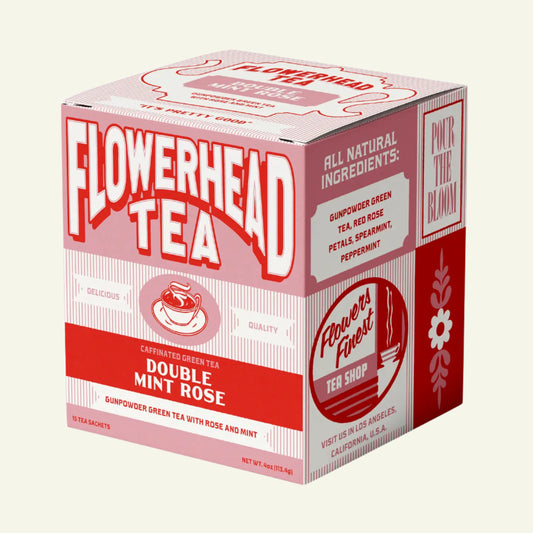Double Mint Rose Tea Bags