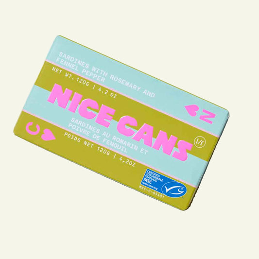 Nice Cans Sardines with Wild Rosemary & Fennel