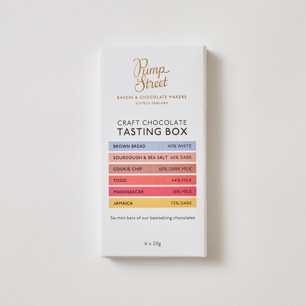 Pump Street Tasting Box, Set of 6 Mini Bars, 6 x 20g