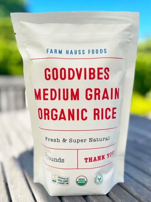 Goodvibes Medium Grain Organic Rice