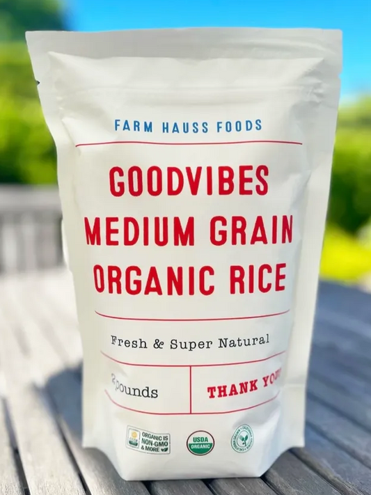 Goodvibes Medium Grain Organic Rice