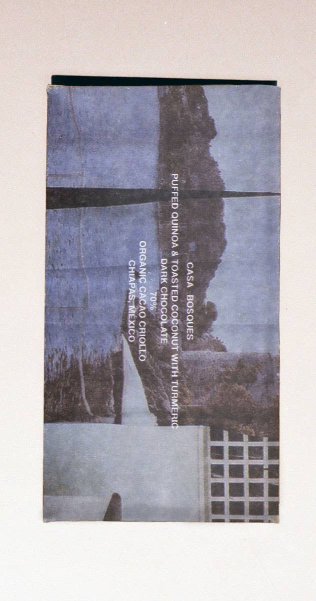 Puffed Quinoa & Toasted Coconut with Turmeric Dark Chocolate 70%