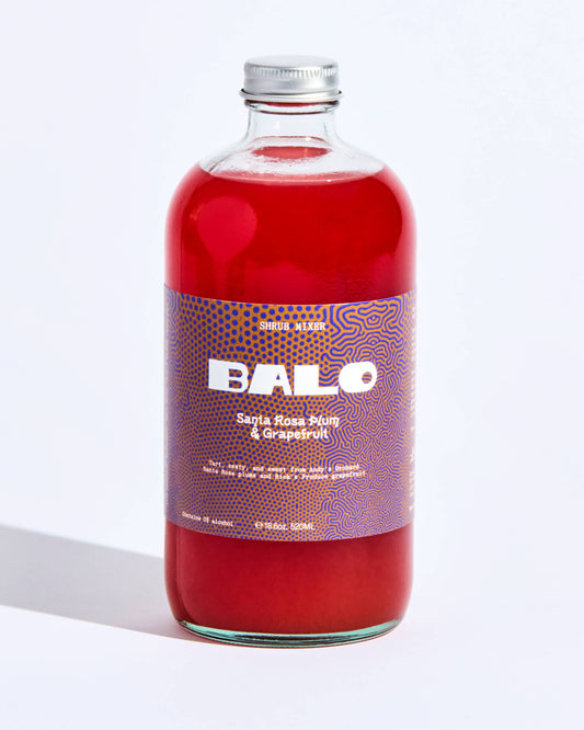 BALO Santa Rosa Plum & Grapefruit Shrub