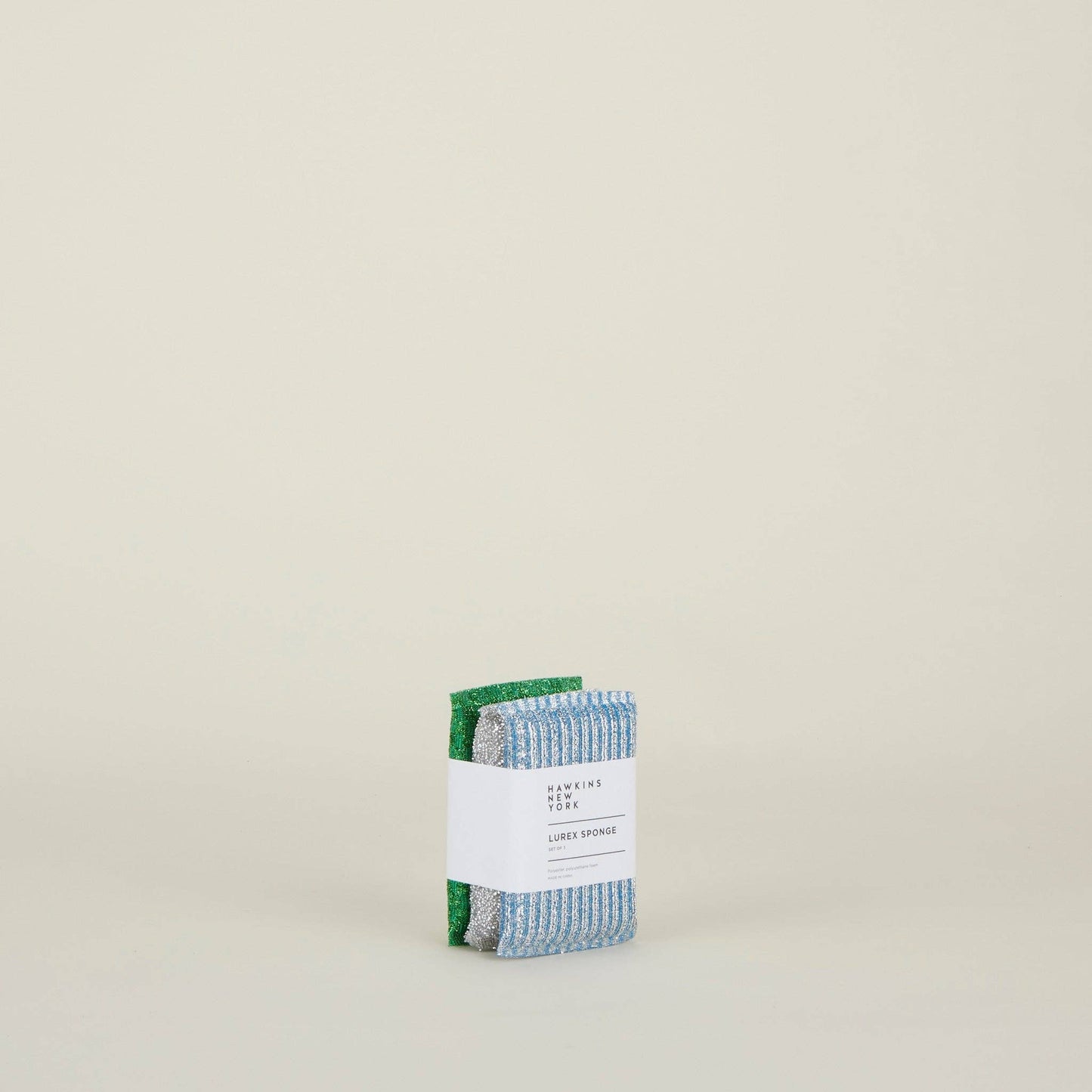 Lurex Sponges: Blue